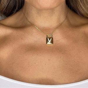 Gold Initial Necklace